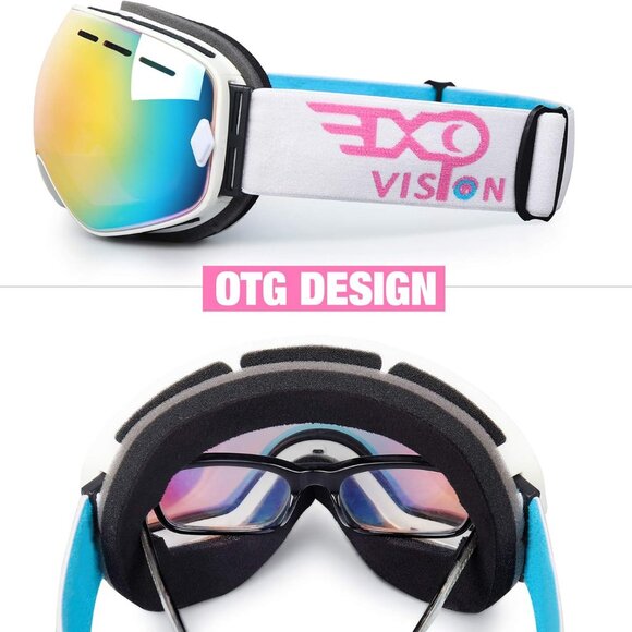 Snowboard Ski Goggles and Detachable Lens - Picture 6 of 6